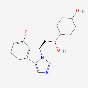 molecular formula C18H21FN2O2 B560128 Ido-IN-5 CAS No. 1402837-79-9