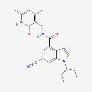 molecular formula C23H26N4O2 B560131 ADTL-EI1712 CAS No. 1418308-27-6