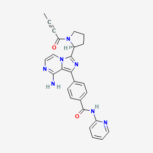 molecular formula C26H23N7O2 B560132 Acalabrutinib CAS No. 1420477-60-6