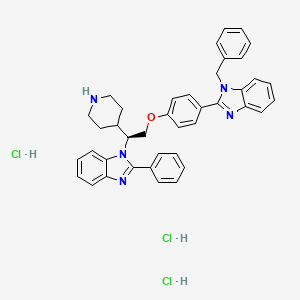 molecular formula C40H40Cl3N5O B560145 Deltarasin hydrochloride CAS No. 1440898-82-7