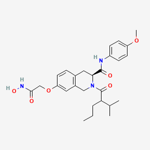 molecular formula C27H35N3O6 B560148 zyj-34v CAS No. 1450662-32-4