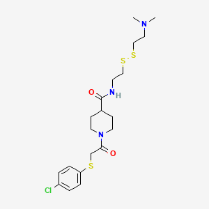 molecular formula C20H30ClN3O2S3 B560153 6H05 CAS No. 1469338-01-9