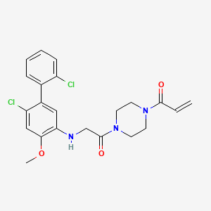 molecular formula C22H23Cl2N3O3 B560165 K-Ras G12C-IN-1 