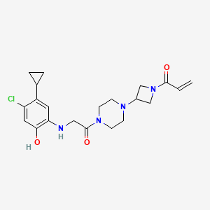 molecular formula C21H27ClN4O3 B560166 K-Ras G12C-IN-2 CAS No. 1629267-75-9
