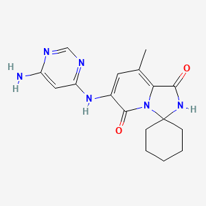 molecular formula C17H20N6O2 B560178 Tomivosertib CAS No. 1849590-01-7