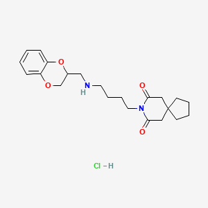 molecular formula C22H31ClN2O4 B560197 MDL 72832 盐酸盐 CAS No. 113777-40-5