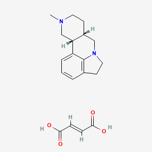 molecular formula C19H24N2O4 B560204 SDZ SER 082 富马酸盐 CAS No. 1417343-80-6