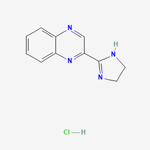 molecular formula C11H11ClN4 B560207 BU 239 盐酸盐 CAS No. 1217041-98-9