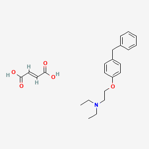 molecular formula C23H29NO5 B560208 富马酸二丙基酯 CAS No. 1185241-83-1