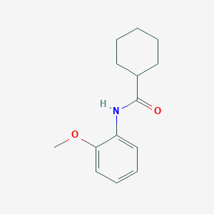 molecular formula C14H19NO2 B5602141 N-(2-methoxyphenyl)cyclohexanecarboxamide 