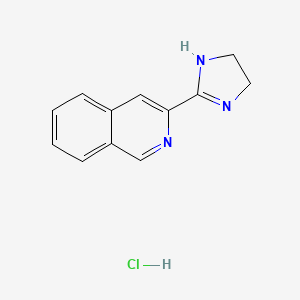 molecular formula C12H12ClN3 B560219 BU 226 hydrochloride CAS No. 1186195-56-1