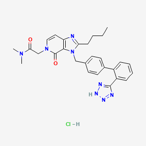 molecular formula C28H31ClN8O2 B560228 EMD-66684（钾盐） CAS No. 1216884-39-7