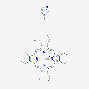 (1-Methylimidazole)-2,3,7,8,12,13,17,18-octaethylporphinato zinc(II)