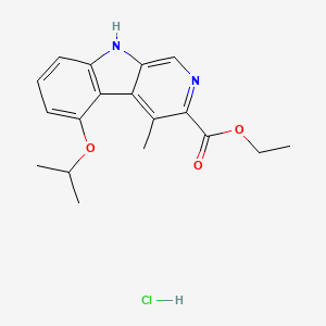 molecular formula C18H21ClN2O3 B560233 ZK 93426 hydrochloride CAS No. 1216792-30-1