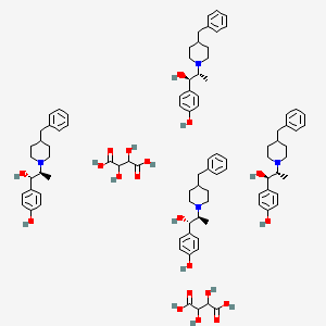 molecular formula C92H120N4O20 B560248 threo Ifenprodil hemitartrate 