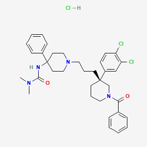 molecular formula C35H43Cl3N4O2 B560258 SSR 146977 hydrochloride 