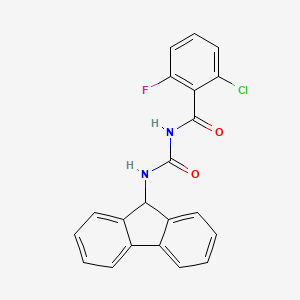 molecular formula C21H14ClFN2O2 B560287 TMN355 