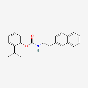 molecular formula C22H23NO2 B560292 JW480 CAS No. 1354359-53-7