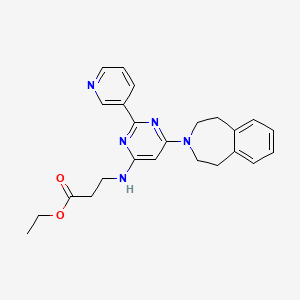 molecular formula C24H27N5O2 B560305 GSK J5 