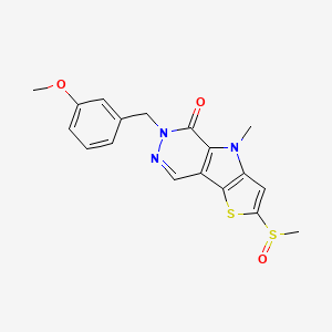 molecular formula C18H17N3O3S2 B560308 ML202 
