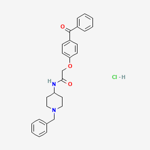 molecular formula C27H29ClN2O3 B560312 AdipoRon hydrochloride 