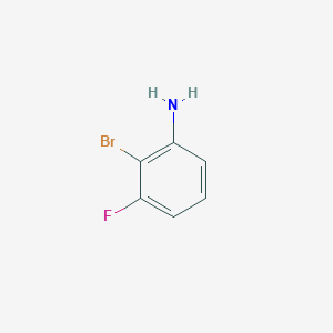molecular formula C6H5BrFN B056032 2-Bromo-3-fluoroaniline CAS No. 111721-75-6