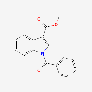 molecular formula C17H13NO3 B5603231 methyl 1-benzoyl-1H-indole-3-carboxylate 