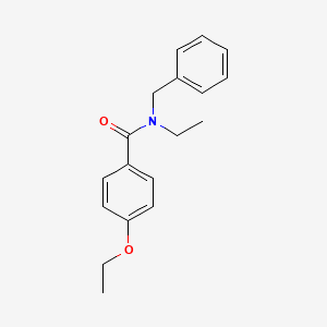 molecular formula C18H21NO2 B5603248 N-benzyl-4-ethoxy-N-ethylbenzamide 