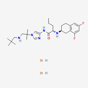 molecular formula C27H43Br2F2N5O B560326 Nirogacestat Hydrobromide CAS No. 1962925-29-6