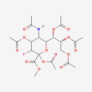 molecular formula C22H30FNO14 B560327 P-3FAX-Neu5Ac 