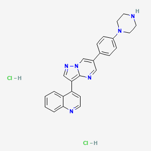 molecular formula C25H24Cl2N6 B560336 LDN-193189 dihydrochloride 