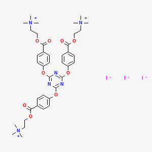 molecular formula C39H51I3N6O9 B560347 TAE-1 