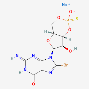 8-bromo-guanosinecyclic3',5'-[(R)-(hydrogenphosphorothioate)],monosodiumsalt