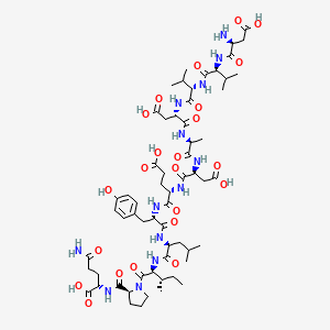 molecular formula C61H93N13O23 B560354 Epidermal Growth Factor Receptor Peptide (985-996) 