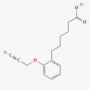 6-(2-Prop-2-ynoxyphenyl)hexanoic acid