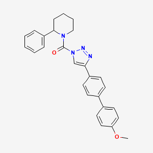 Methanone, [4-(4'-Methoxy[1,1'-biphenyl]-4-yl)-1H-1,2,3-triazol-1-yl](2-phenyl-1-piperidinyl)-