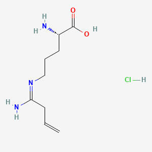 molecular formula C9H18ClN3O2 B560373 Vinyl-L-NIO hydrochloride CAS No. 728944-69-2