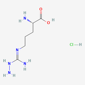 molecular formula C6H16ClN5O2 B560374 NG-Amino-L-arginine hydrochloride 