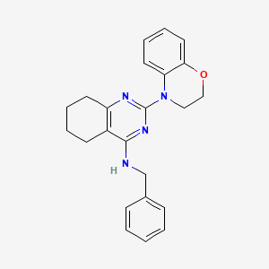 2-(2H-benzo[b][1,4]oxazin-4(3H)-yl)-N-benzyl-5,6,7,8-tetrahydroquinazolin-4-amine