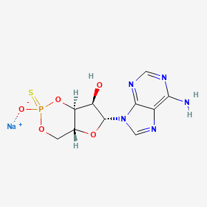 molecular formula C10H11N5NaO5PS B560382 Rp-cAMPS sodium salt 
