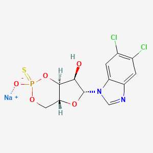 molecular formula C12H10Cl2N2NaO5PS B560384 Sp-5,6-dichloro-cBIMPS (sodium salt) 