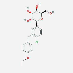 (1S)-1,5-anhydro-1-C-[4-chloro-3-[(4-ethoxyphenyl)methyl]phenyl]-D-galactitol