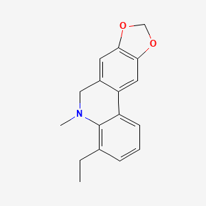 4-Ethyl-5-methyl-5,6-dihydro-[1,3]dioxolo[4,5-j]phenanthridine
