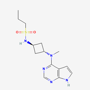 molecular formula C14H21N5O2S B560407 Abrocitinib (Standard) CAS No. 1622902-68-4