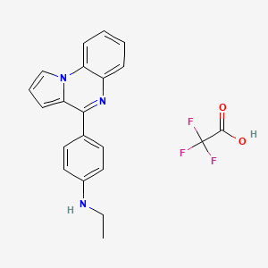 molecular formula C21H18F3N3O2 B560411 RI(dl)-2 TFA 