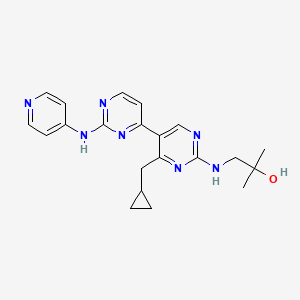 molecular formula C21H25N7O B560415 VPS34 inhibitor 1 CAS No. 1383716-46-8