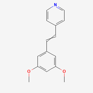 4-[2-(3,5-Dimethoxyphenyl)ethenyl]pyridine