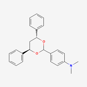 molecular formula C24H25NO2 B560435 transpDMA CAS No. 1360467-27-1
