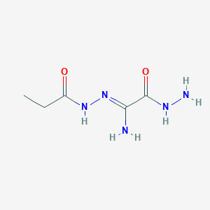 N'-(2-Hydrazino-2-oxoethanimidoyl)propanehydrazide