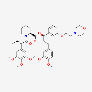 molecular formula C42H56N2O10 B560442 Shield-1 